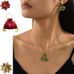  Arany ékszer szett nőknek, aranyozott ajándék szett 3 részes (3 elementy)