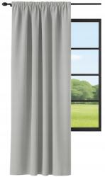 NOW-ART Függöny Sima Varrva 145x180 Szalagos, matt sima függöny nappaliba (LEN-C 145x180 na żabki taśmie tunel)