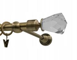 Imperia Deco Függönykarnis fém fi16 fox Antik Arany 200cm galvanizált (KAR.MET. I /16/ 200cm Złoto Antyk FOX)