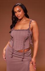 Prettylittlething Barna Klasszikus Fazonú Fodros Fűzős Felső Prettylittlething 48