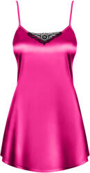 Obsessive Satinia babydoll és tanga szett rózsaszín XXL méret