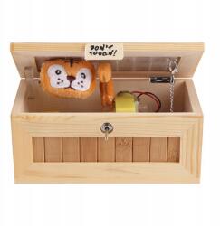  Fa Doboz Usb-vel, Gombmegnyomásra Kis Tigrissé Ugrik (JYA03181)