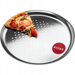 Kadax Tepsi Pizza Sütőforma Reszelt Tapadásmentes Tepsi Kerek 32cm (K3995)