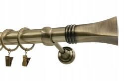 Imperia Deco Fém Függönykarnis 25mm MIX Végzáró Arany Antik 200cm galvanizált (KAR.MET. I /25/ 200cm Złoto Antyk MIX)