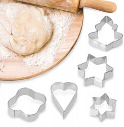 Kadax Mézeskalács Lyukasztó Karácsonyi Formák Karácsonyi Szett 5 db-os (K4013)