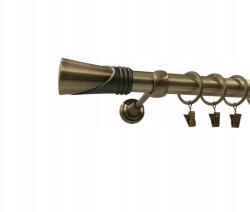 ESTAdeco Függönykarnis fi25mm Antik Arany 160cm Vega (karnisz I fi25 Złoto Antyk Vega)