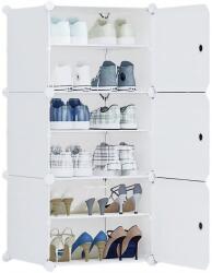 Korbi Cipőszekrény Moduláris Szekrény Polcos Tároló Szervező 6 Polccal (6 PÓŁEK)