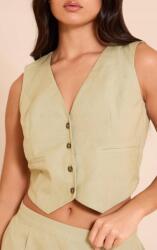 Prettylittlething Zöld Klasszikus Gombos Mellény Sima Prettylittlething 44