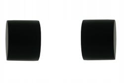 ESTAdeco Karnis végzáró, fi 19 mm, Luna modell, 2 db-os szett, Matt Fekete