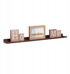 Relaxdays Polc fa Relaxdays 80 x 10 cm csokoládé (10021813_93)