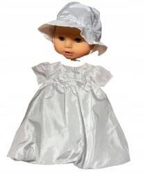  Bébi ruha Bomba sapka fehér 74cm (36694/74+37100/74)