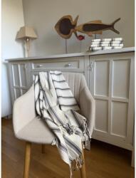 Kösem hamam törölköző szürkés