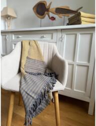 Hürrem's Bazaar Leyla hamam törölköző mustár - szélén csíkokkal