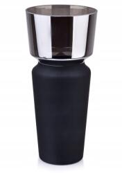 Mondex Dekoratív kerámia váza fekete 30 cm (5902643367555)