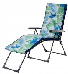 Kadax Kerti Napozóágy Összecsukható Strand Fotel Turista Napozóágy 2in1 Állítható (K8606)