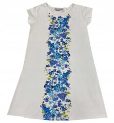 Atut Virágmintás nyári lány ruha fehér 116cm (MIXSUKIENKALETNIA/5401/116)