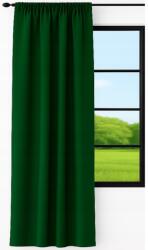 NOW-ART Függöny Sima Klasszikus 145x160 kész matt nappaliba sima függönyök (LEN-C 145x160 na żabki taśmie tunel)