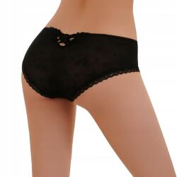 MoDo Női bugyi Bugyi fazonú, magasított derekú Modo Nr 37 méret M/38 fekete, szexi tüll és csipke (Figi 37_S czarny)