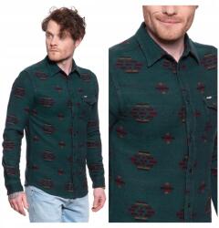 Wrangler Férfi ing Wrangler Ls 1PKT Flap Shirt S (W5A4BBG01 W5A4-BB-G01)