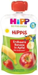 Hipp Piure de fructe, capsuni banana si mar, incepand de la 12 luni, 100g, HiPP