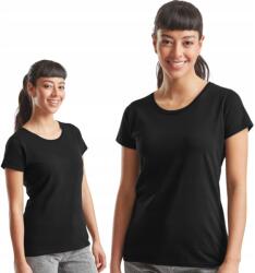 Fruit of the Loom Póló Női póló 100% pamut Fruit of the Loom 614200 Fekete M (614200)