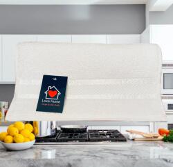 Love Home Prosop bucatarie din bumbac 30x50cm, 500g mp, alb-G085 (G085) Prosop