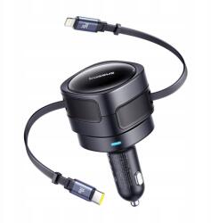 Baseus Autós Töltő Usb-c Lightning Telefonokhoz 60W (6932172682590)