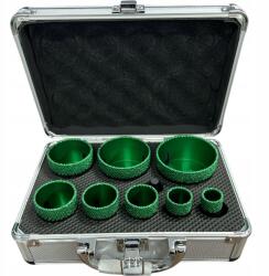 MMD Gyémánt lyukfúró készlet MMD Ø20-68 mm, forrasztott, adapterrel koffer (MMD Zestaw Otwornic diamentowa 20-68 mm)