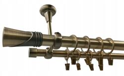 ESTAdeco Függönysín Szerelhető Mennyezetre 25+19mm Antik Arany 160 Vega (karnisz Sufitowy fi25+19 Złoto Antyk Vega)