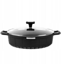 STARKE PRO Indukciós serpenyő kis fogantyúkkal és fedővel 28 cm (crows marble)