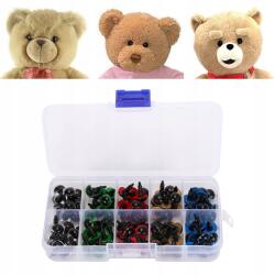 Biztonságos Szemek Maszkotokhoz, Játékokhoz 100 db 10mm Szemek Tárolóval (0020612)