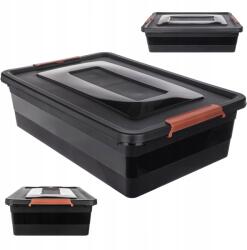 Kadax Tároló Fedéllel Ellátott Tartály 28L-ES Műanyag Játéktároló (K10474)