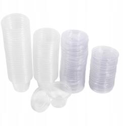 50 db Eldobható Műanyag Élelmiszer Tároló Doboz (CH578D3)