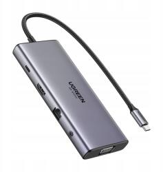 UGREEN Usb-c Hub Hdmi Vga Laptophoz 2X Usb-c 10GBPS 4K 60HZ Pd RJ45 (45520)