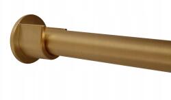 ESTAdeco Üreges Függönykarnis 19mm Arany Matt 160cm Solo lux (karnisz I 19mm MOSIĄDZ MAT wnęka 160 Solo lux)