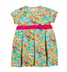 Atut Virágmintás kislány ruha 74cm (A-8012-74-KWR1)