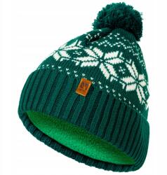 Heyo Férfi Téli Sapka Norvég Mintával, Pomponnal, Meleg Norvég Stílusú Sapka Polár Béléssel (HCU004) - allegro - 2 700 Ft