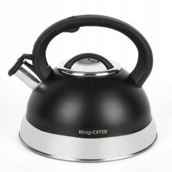 Konighoffer Rozsdamentes gázfőző kanna matt fekete 2, 7 L (5903313424219)