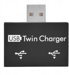  Usb Hub Elosztó 2X Usb 2.0 Fekete (XD08464-01)