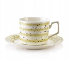 Mondex 6 db-os csészealj szett porcelán elegáns bézs 210ml (HTTC4892-SR)