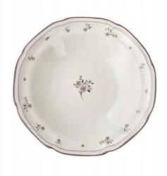 Mondex Porcelán tányér mély virágokkal 22cm (5905771440800)