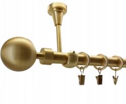 ESTAdeco Függönysín mennyezetre, 19mm, matt arany, 160cm, Modern (karnisz SUFIT 19 Mosiądz Mat Kula Modern)