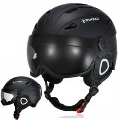  Sísisak Snowboard sisak szemüveggel, fülvédővel, fekete L-es méret (59-61 cm) (5902003100235 05902003100235 59020031002350)