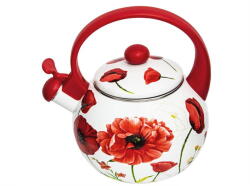 Meyerhoff Hagyományos zománcozott vízforraló retro pipacs 2, 2L (TR86)