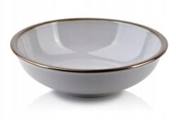 Affek Design Porcelán tál 500 ml Szürke arany csíkos (HTPB4911)