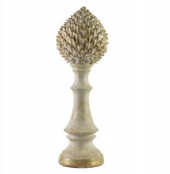 Mondex Santa Lila Toboz figura oszlopon17x17xh52cm (HTC6475-SW)