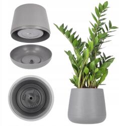 Kadax Virágtartó 23cm Fedél Állvány Parafa Növény Szürke (K2930)