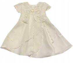  Nyári alkalmi ruha ekrü 86-92cm (MIXSUKWIZYT)