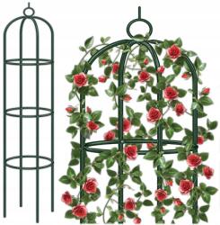 KRUMAD Kerti Terasz Pergola Boltív Rózsa Tartó Borostyán Kúszónövény 190 cm (PERGOLA OGRODOWA TARASOWA)