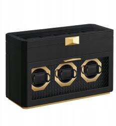 SONGMICS 9 slotos órarendező exkluzív láda gyűjtőknek fekete (JWB026B01)